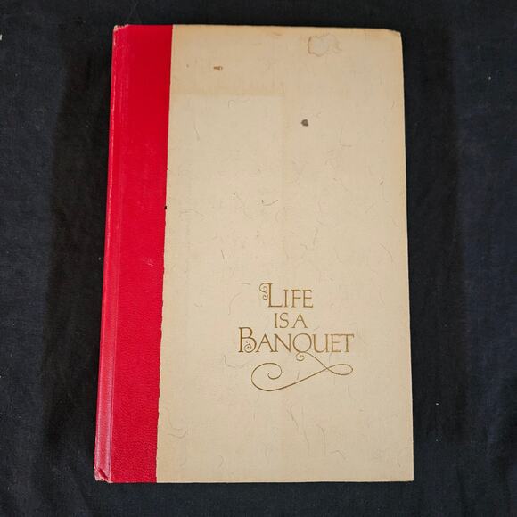 Vintage Other - Life is a Banquet by Rosalind Russell & Chris Chase Hard Cover Book Vtg 1977